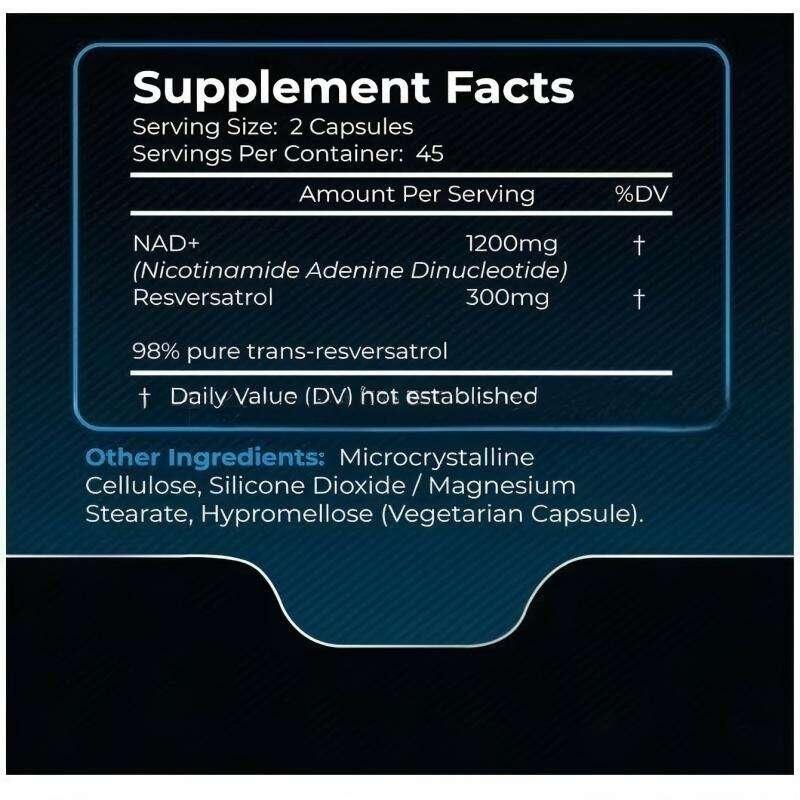 NAD Reservatrol Suplemento