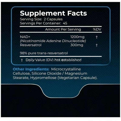 NAD Reservatrol Suplemento