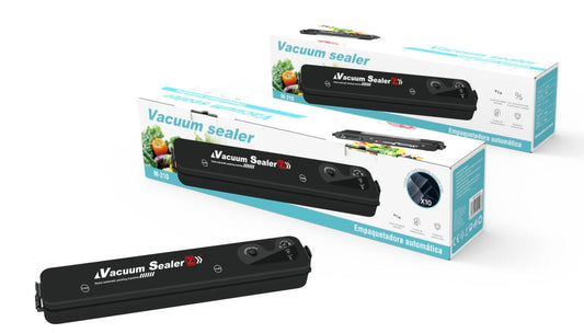 Empaquetadora Automática al Vacío – Conservación Inteligente con 10 Bolsas Incluidas